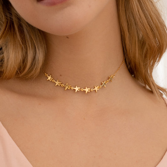 CHOKER MULTIESTRELLAS